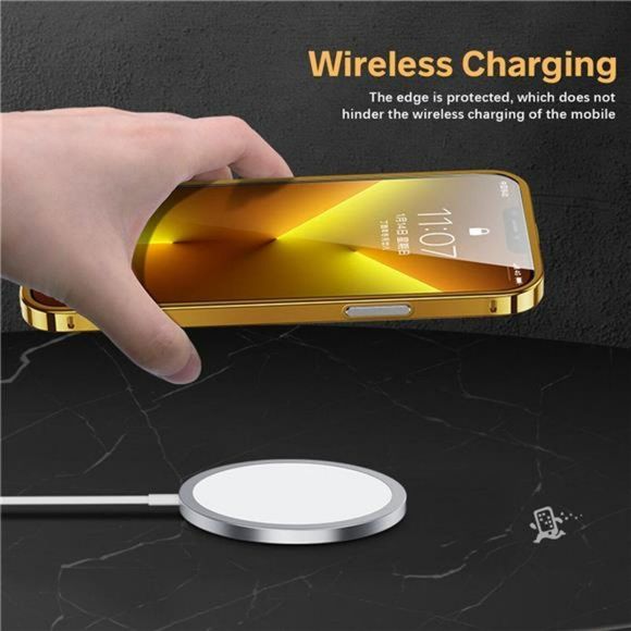 Metal Frame Shockproof Case For iPhone 14 13 Pro Max 12 11 PRO Camera Le… - Picture 3 of 10